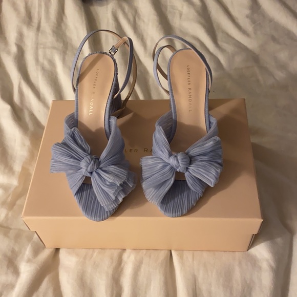 NWT Loeffler Randall Camellia Bow sandal - Picture 7 of 7